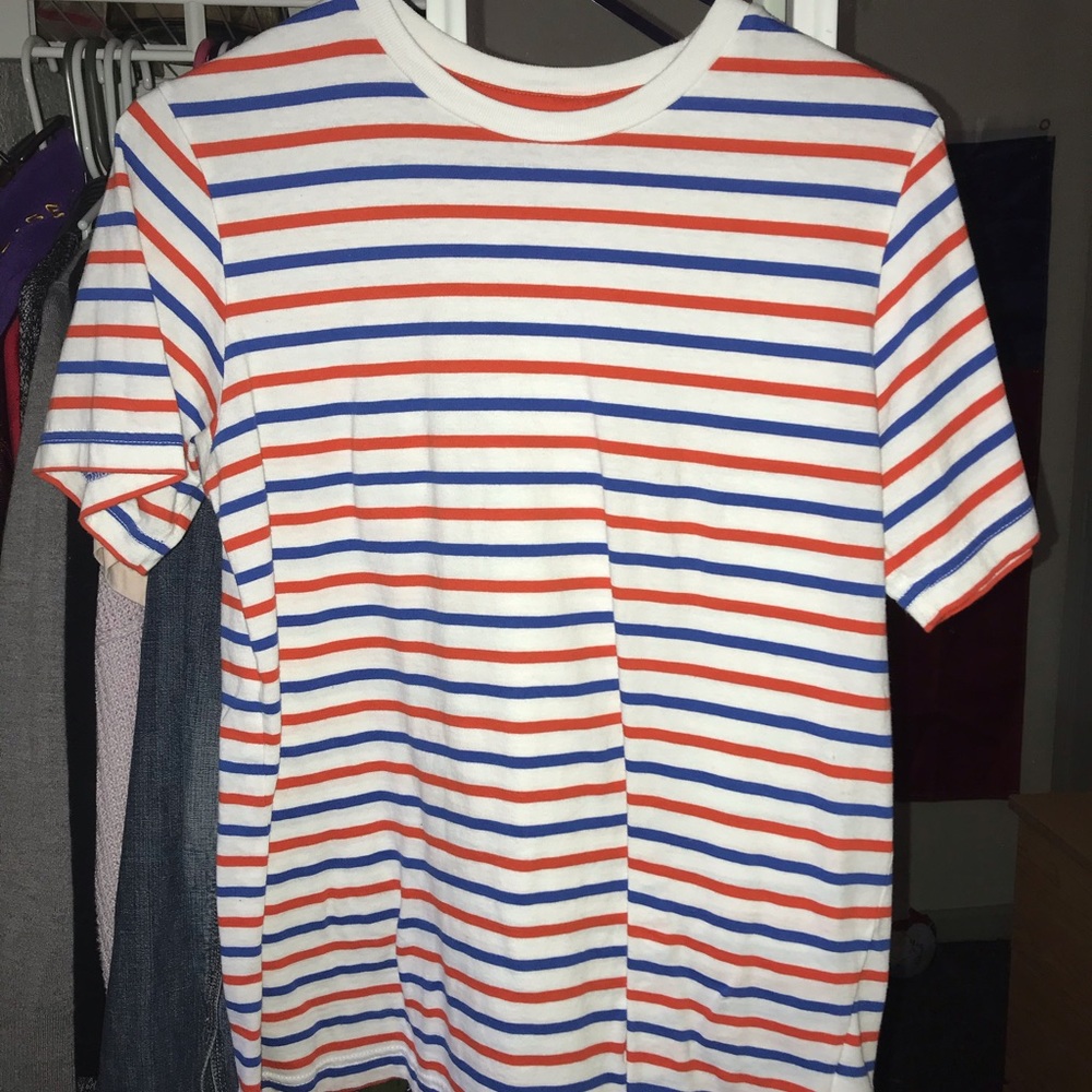 Red/White/Blue Striped Tee